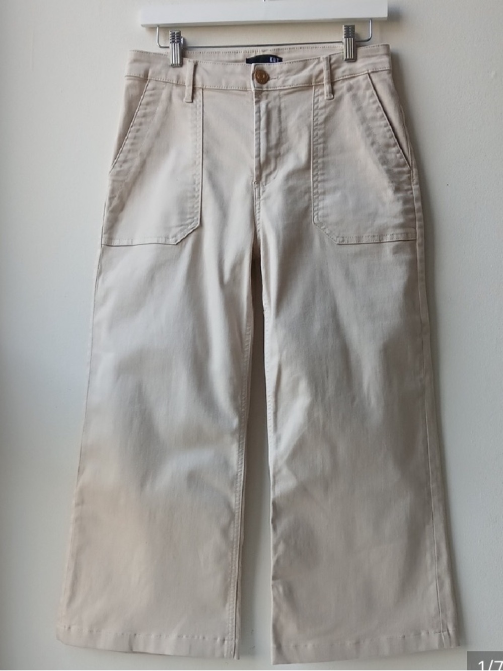 Kut from the Kloth Wide-Leg Crop Utility Pants 12